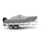 Eevelle Boat Cover V HULL FISHING Center Console, High Bow Rails, Outboard 19ft 6in L 96in W Charcoal SFVCCR1996B-CHL - alternate 1